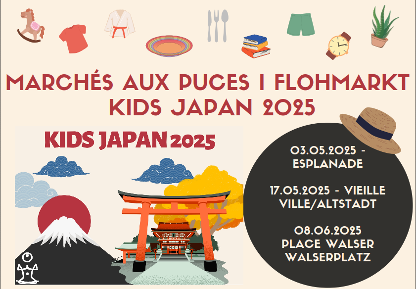Flohmarkt 2025 für KIDS JAPAN 2025
