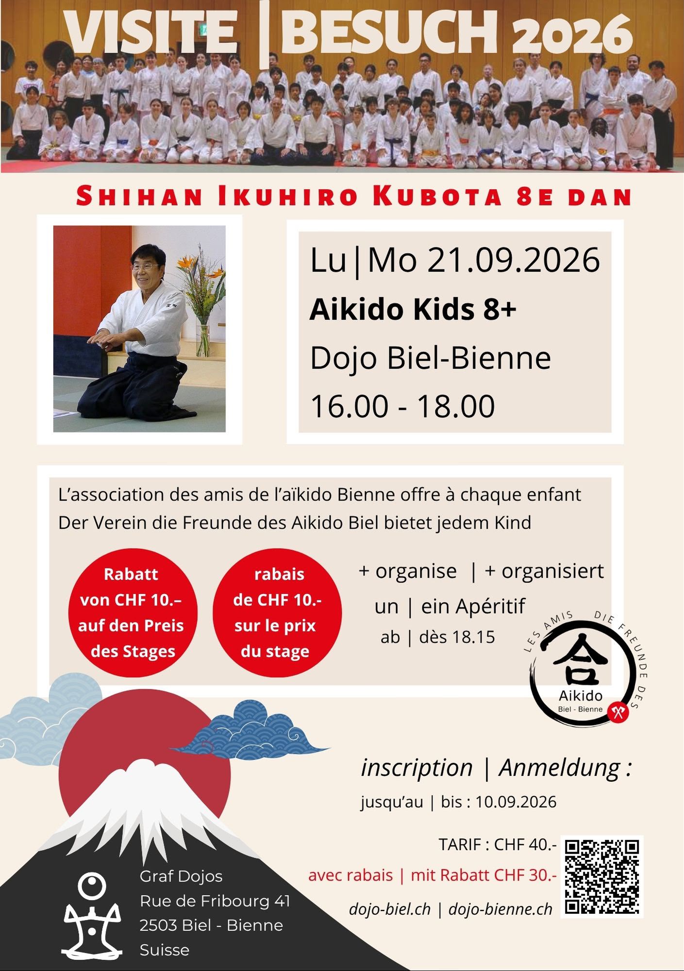Besuch Shihan Ikuhiro Kubota 8. Dan